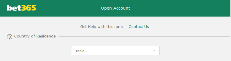 Bet365 Login page