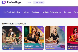 Casino Days Live Games