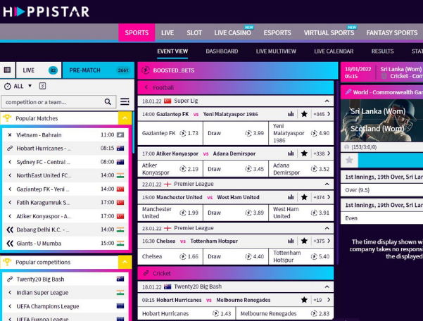 Happistar Sportsbook